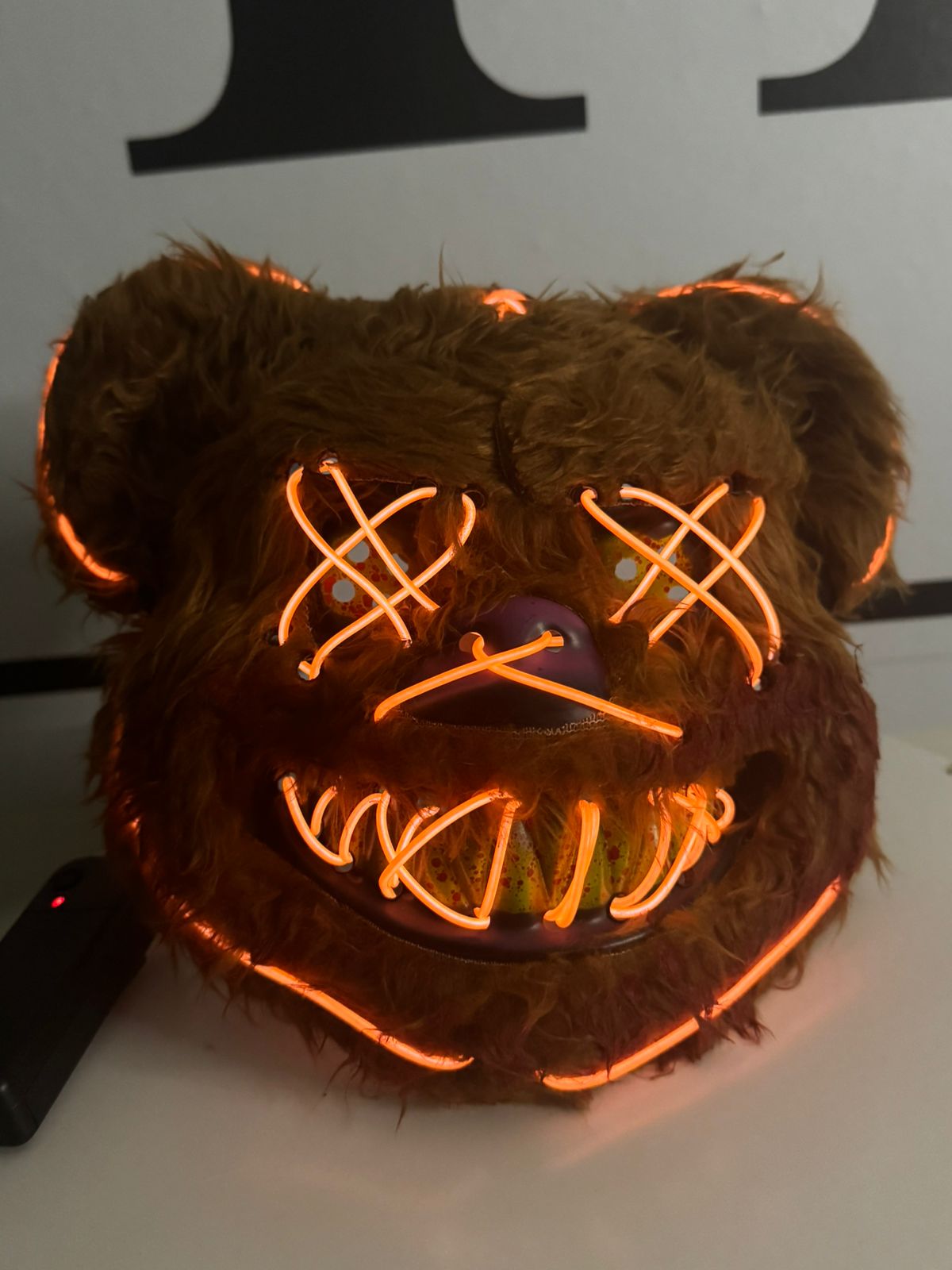 Máscara de Oso con Luz LED para Halloween